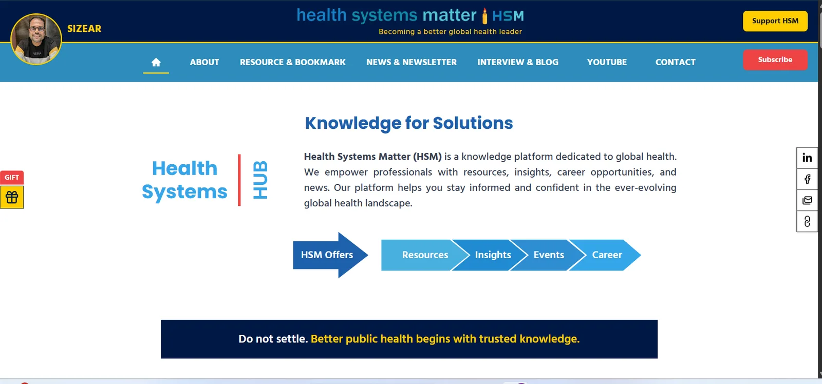 Health Systems Matter (HSM) screenshot